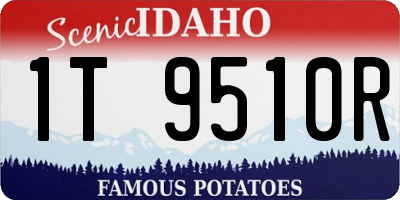 ID license plate 1T9510R
