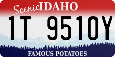 ID license plate 1T9510Y