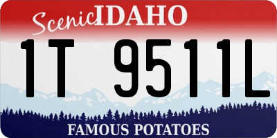 ID license plate 1T9511L