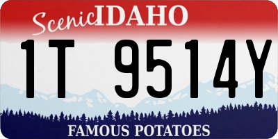 ID license plate 1T9514Y
