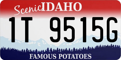 ID license plate 1T9515G