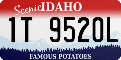 ID license plate 1T9520L