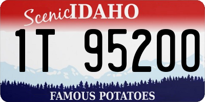 ID license plate 1T9520O