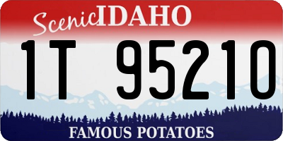 ID license plate 1T9521O