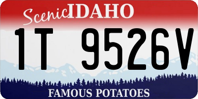 ID license plate 1T9526V