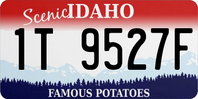 ID license plate 1T9527F