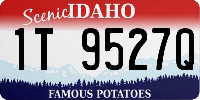 ID license plate 1T9527Q