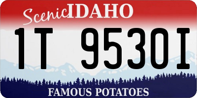 ID license plate 1T9530I