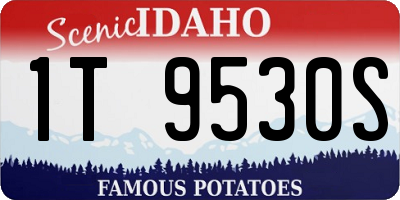 ID license plate 1T9530S