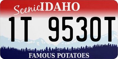 ID license plate 1T9530T