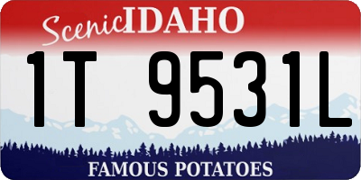 ID license plate 1T9531L