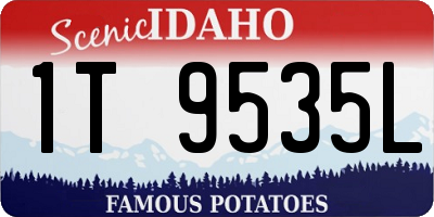 ID license plate 1T9535L