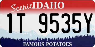 ID license plate 1T9535Y