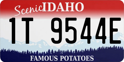 ID license plate 1T9544E