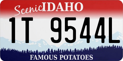 ID license plate 1T9544L