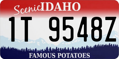 ID license plate 1T9548Z