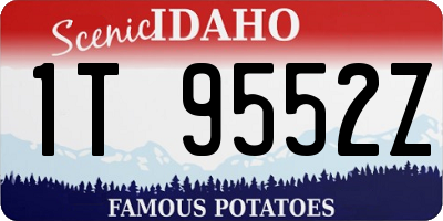 ID license plate 1T9552Z