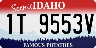 ID license plate 1T9553V