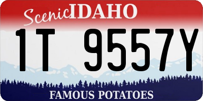 ID license plate 1T9557Y
