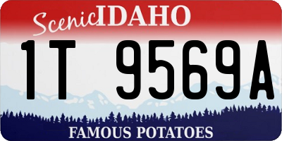 ID license plate 1T9569A