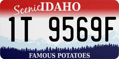 ID license plate 1T9569F