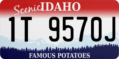 ID license plate 1T9570J