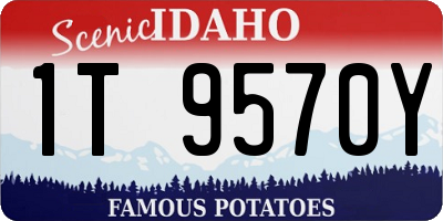 ID license plate 1T9570Y