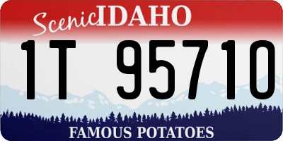 ID license plate 1T9571O