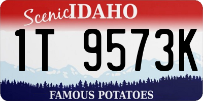 ID license plate 1T9573K
