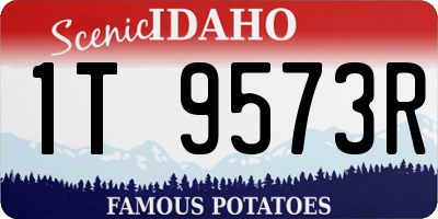 ID license plate 1T9573R