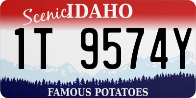 ID license plate 1T9574Y