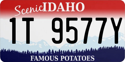 ID license plate 1T9577Y