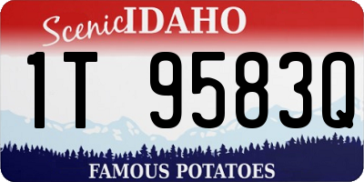 ID license plate 1T9583Q