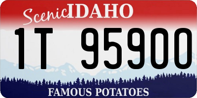 ID license plate 1T9590O