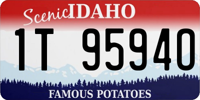 ID license plate 1T9594O