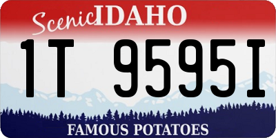 ID license plate 1T9595I