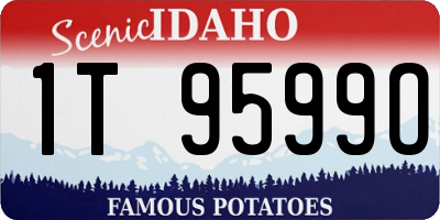 ID license plate 1T9599O