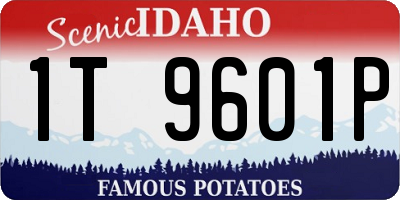 ID license plate 1T9601P