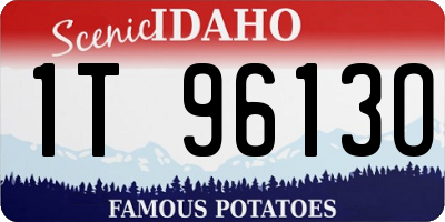 ID license plate 1T9613O