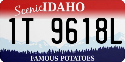 ID license plate 1T9618L