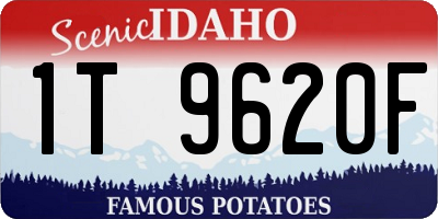 ID license plate 1T9620F
