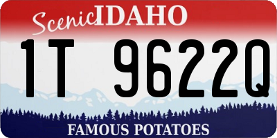 ID license plate 1T9622Q