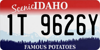 ID license plate 1T9626Y