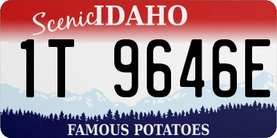 ID license plate 1T9646E