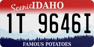 ID license plate 1T9646I