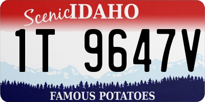 ID license plate 1T9647V