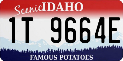 ID license plate 1T9664E