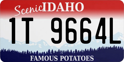 ID license plate 1T9664L