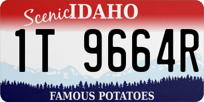 ID license plate 1T9664R