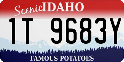 ID license plate 1T9683Y